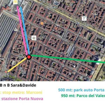 Lägenhet Verdivalo Center Valentino Park Porta Nuova Turin